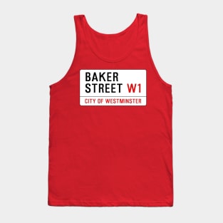 Baker Street sign, 221B, Sherlock Tank Top